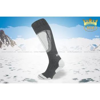 Dámské ponožky Hoza EXTRA Thermo podkolenky pro arktické podmínky - H4205 Barva: šedá, Velikost: 28-29