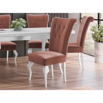 Jídelní židle Jídelní židle ST63, Potah: Magic Velvet 2258, Barva dřeva: bílá MIRJAN 5903211381423