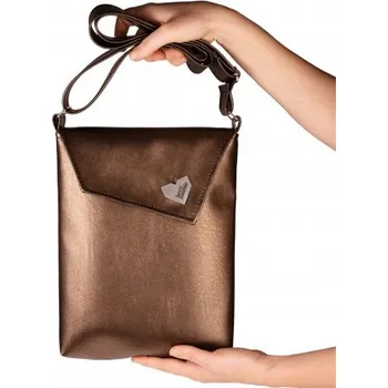 Kabelka Dámská kabelka Dafné - Bronzová | Koženková dámská kabelka | česká výroba