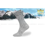 Hoza Pánské ponožky zimní, Molin - nadměrná vel. - H023 Barva: bílá melír, Velikost: 32-33