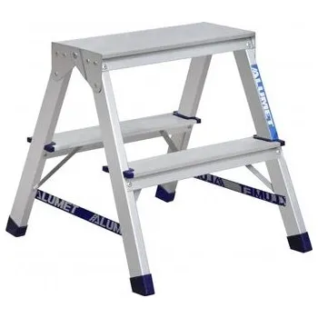 Schůdek schůdky skl. Al 2stup., nosn.150kg, TÜV, 5let záruka, oboustr.