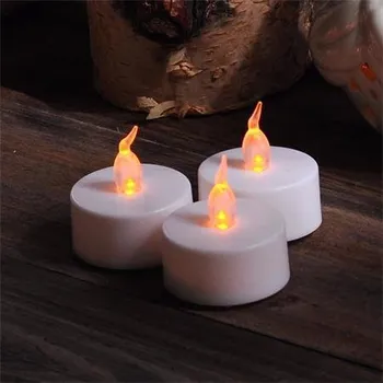 Svíčka LED svíčka, žluté světlo, 10 ks