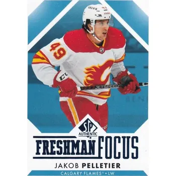 Karetní hra insert RC karta JAKOB PELLETIER 23-24 SP Authentic Freshman Focus Blue číslo FF-50