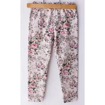 Dívčí legíny Legíny Lily Grey - mini růže - 128