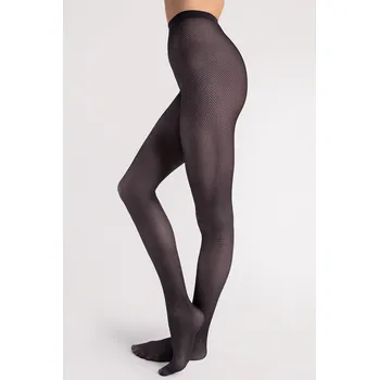 Dámské oblečení Silonkové punčocháče Fiore Raffina 30 DEN G6115 Barva: Modrá - tmavě, Velikost: 3-M