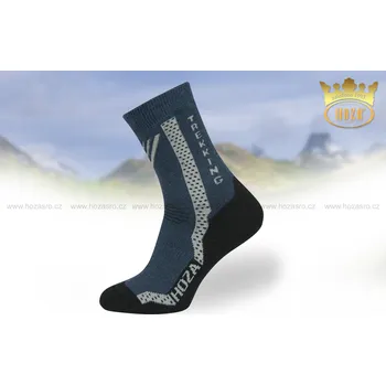 Dámské ponožky HOZA Thermo trekking vysoce hřejivé ponožky - H3410 Barva: Modrá, Velikost: 30-31