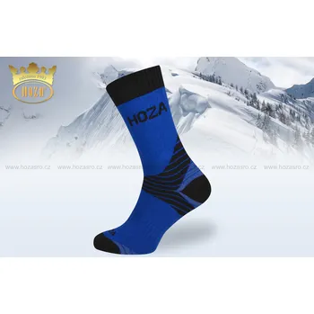 Dámské ponožky Funkční Thermo HOZA - vysoce hřejivé ponožky - H3414 Barva: Modrá, Velikost: 24-25