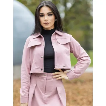 Dámské sako Elegantní pudrově růžové VSB LISA sako, VELIKOST XL