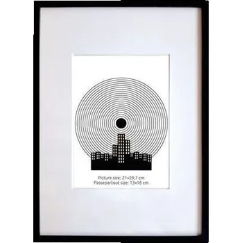 Rám na obraz Rámeček "Fotoplus", černá, 21 x 29,7 cm, hliník
