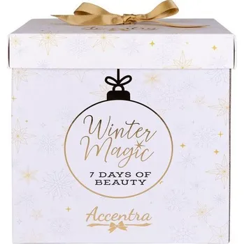 Kosmetická sada SET koupelový 7 DAYS OF BEAUTY WINTER MAGIC s překvapeními na každý den v týdnu ACCENTRA