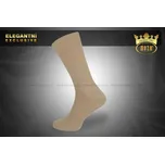 Hoza Pánské společenské ponožky z luxusní bavlny - H053 Barva: béžová, Velikost: 39-42