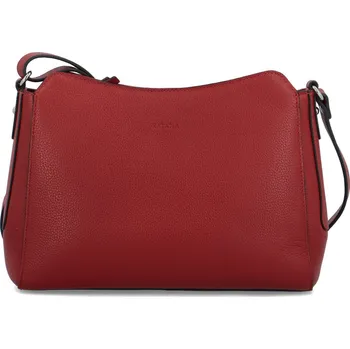 Kabelka Dámská kožená crossbody kabelka červená - Katana Faradis červená