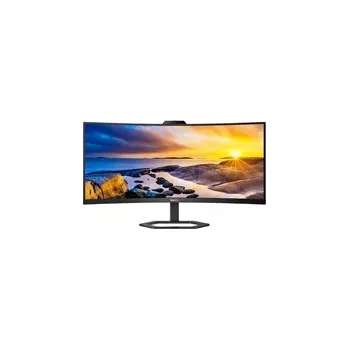 Monitor Philips MT VA LED 34" 34E1C5600HE/00 - VA panel, 3440x1440, HDMI, DP, USB-C, USB, repro, nast vysky, webcam