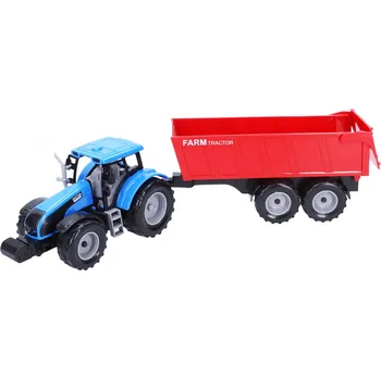 autíčko Wiky Vehicles Traktor s vlečkou 42 cm assort