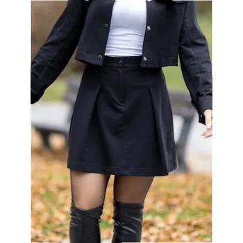 Dámská sukně Černá moderní VSB LISA sukně, VELIKOST XL