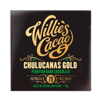 Čokoláda CHULUCANAS GOLD - PERU Willie´s Cacao 70 % 50 g