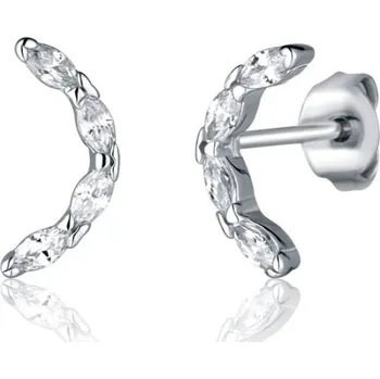 Náušnice Stříbrný náušnice se zirkony