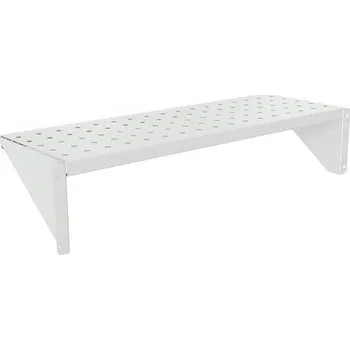 Botník Police na boty pro výsuvnou lavici, perforovaný plech, barva šedá RAL7035, šířka 900 mm