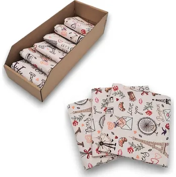 Čisticí prostředek usporadejto.cz 6ks vaflových kuchyňských utěrek + úložný box - PARIS