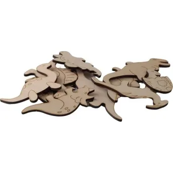 Dřevěná hračka Kreativní hračka T-Wood Doplňková sada k Hracím stěnám – Dinosauři