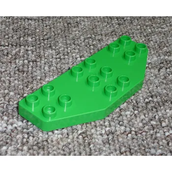 Stavebnice LEGO Lego Duplo D20536 (2156) stříška (křídlo letadla) 8x3 sv. zelená POUŽITÉ (4168696)