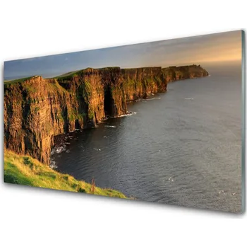 Obraz Obraz na skle Skály Pobřeží Moře 100x50 cm 2 Přívěsky