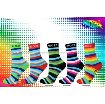 Dámské ponožky Dětské ponožky HOZA THERMO Froté - ABS ťapky - H7007 Barva: balíček, Velikost: 35-38