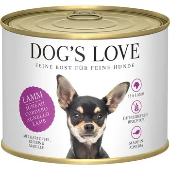 Krmivo pro psa Dog's Love konzerva Jehněčí Adult Classic 200g