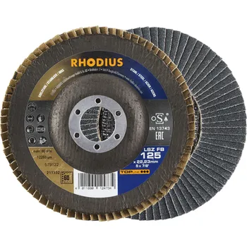Brusný kotouč RHODIUS Lamelový brusný kotouč LSZ FB 125 x 22,23 TOPline