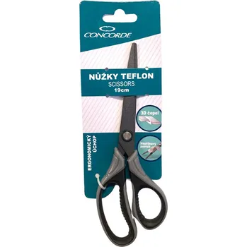 Kancelářské nůžky Nůžky Concorde - 19 cm, teflonové