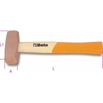 Kladivo Beta Tools Specialist kladivo s dřevěnou násadou 1kg 280mm (1385/1000)