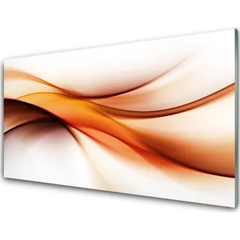 Obraz Obraz na skle Abstrakce Umění Vlny 100x50 cm 2 Přívěsky