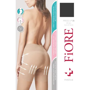 Dámské punčochy Punčochy Fiore Press Up 20 den M5203 - výprodej Barva: Tělová, Velikost: 4 - L