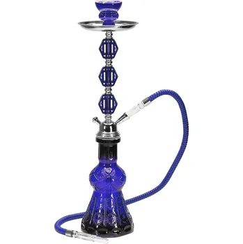 Dýmka 69130B Vodní dýmka modrá 54cm