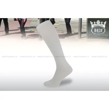 Dámské ponožky Dámské podkolenky HOZA hladké s elastanem - od 89kč - H008 Barva: šedá, Velikost: 35-38