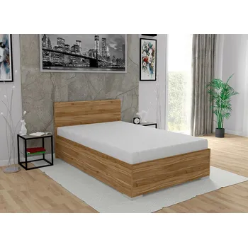 Postel Nabytekmorava Postel s úložným prostorem Kongo 2 120x200 cm barva lamina: ořech lyon