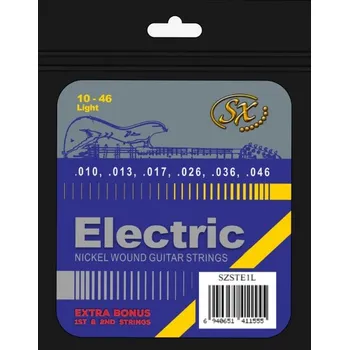Struna pro kytaru a smyčcový nástroj SX SZSTE1L Light Struny pro elektrickou kytaru