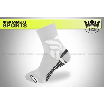 Pánské ponožky Hoza Kotníčkové funkční sportovní ponožky - pouze vel.: 35-38 od 39kč - H3020 Barva: šedá bílá, Velikost: 43-46