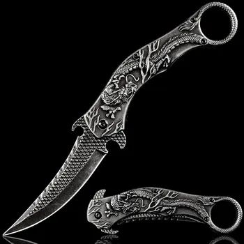 Zavírací celokovový nůž Draka 23cm