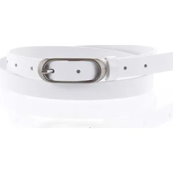 Opasek Dámský kožený opasek bílý - PB Elko 100 bílá
