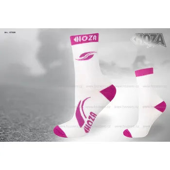 Dětské ponožky HOZA THERMO Froté - Sport 2v1 - H7008 Barva: Bílá, Velikost: 27-30