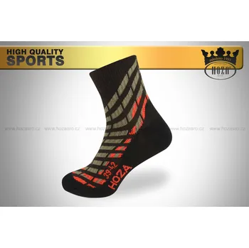 Hoza Kotníčkové funkční sportovní ponožky HOZA-od 69kč - H3019 Barva: hnědá béžová, Velikost: 39-42