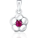 JVD Dámský stříbrný přívěsek s rubínem SVLP0537SH2R100