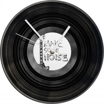 Hodiny Hodiny z vinylových desek - Make Some Noise
