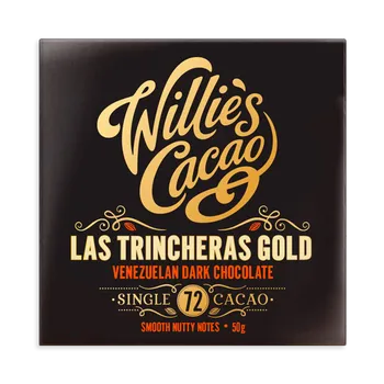 Čokoláda LAS TRINCHERAS GOLD - VENEZUELA Willie´s Cacao 72 % 50 g