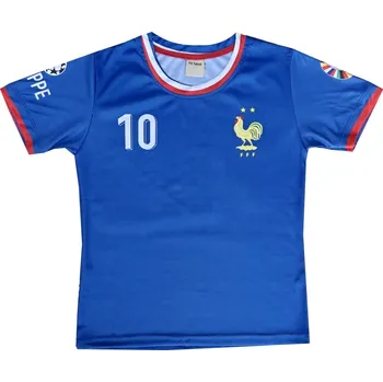Fotbal Numberoplus Dětské fotbalové tričko Francie domácí Euro 2024 - Mbappé MP.10 Velikost: 9-let.(vel.128)
