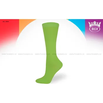Dětské podkolenky HOZA s elastanem-jednobarevné - H036 Barva: Zelená, Velikost: 23-26