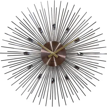 Hodiny JVD Designové paprskovité skleněné-kovové hodiny JVD HT431.2