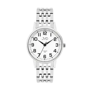 Hodinky JVD Pánské titanové antialergické hodinky JVD JE5001.1 (JVD Pánské námrakové titanové antialergické hodinky JVD JE5001.1)