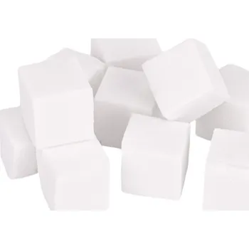 Přípravek na nehty Mini houbičky na ombre a babyboomer bílé, 50 ks